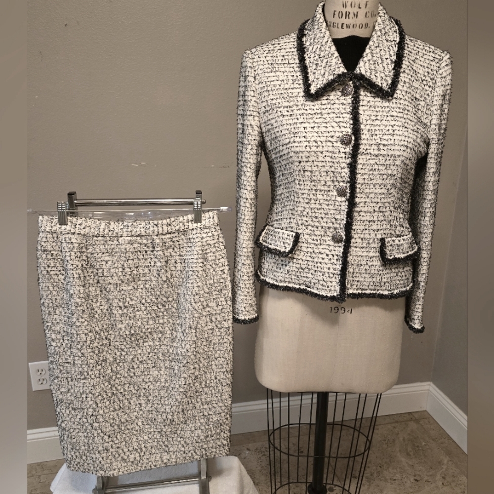 Vintage B. Clemo custom tweed suit